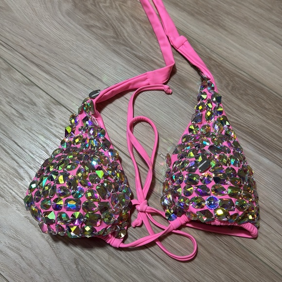 Pink Rhinestone Rave Set - Picture 2 of 4